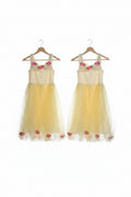Yellow Floral Tulle Dress (Two Available) – Size 5T 5 Years (Used)