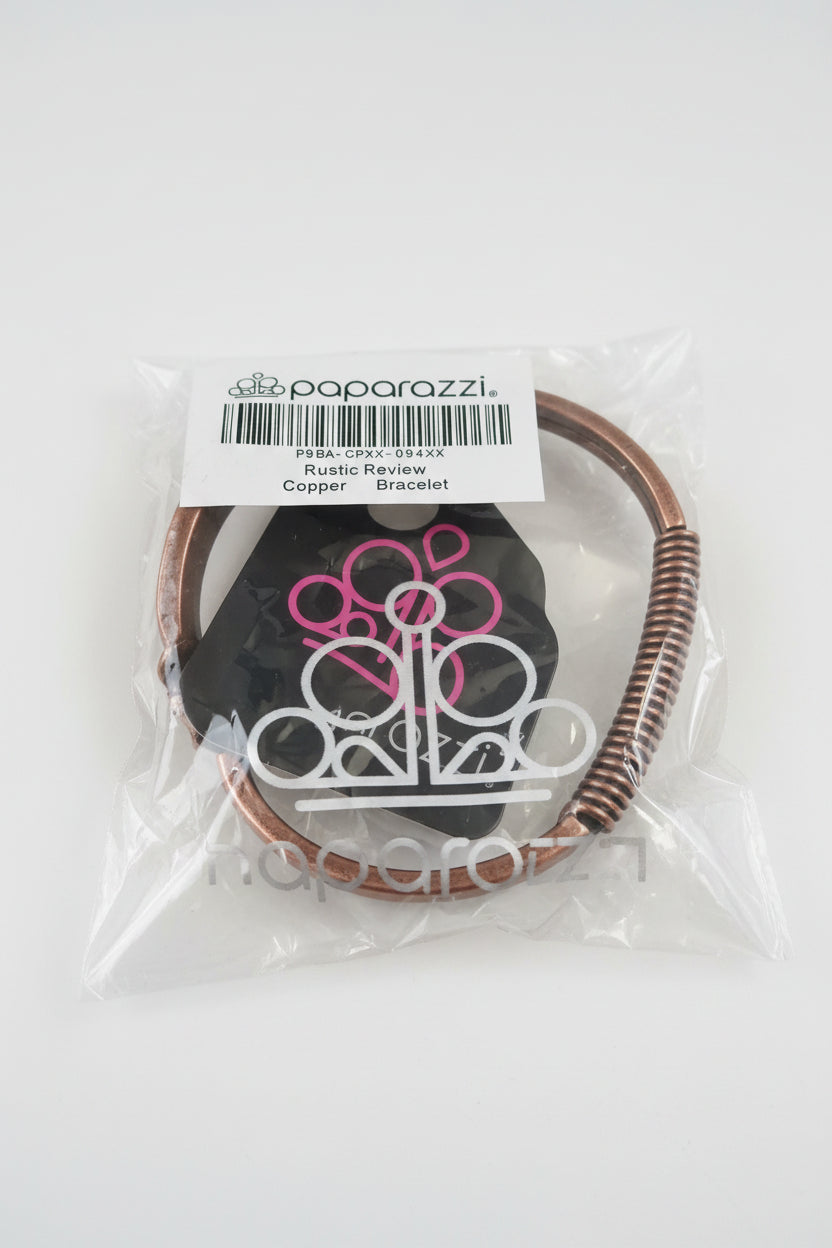 Paparazzi Copper Watch-Style Cuff Bracelet